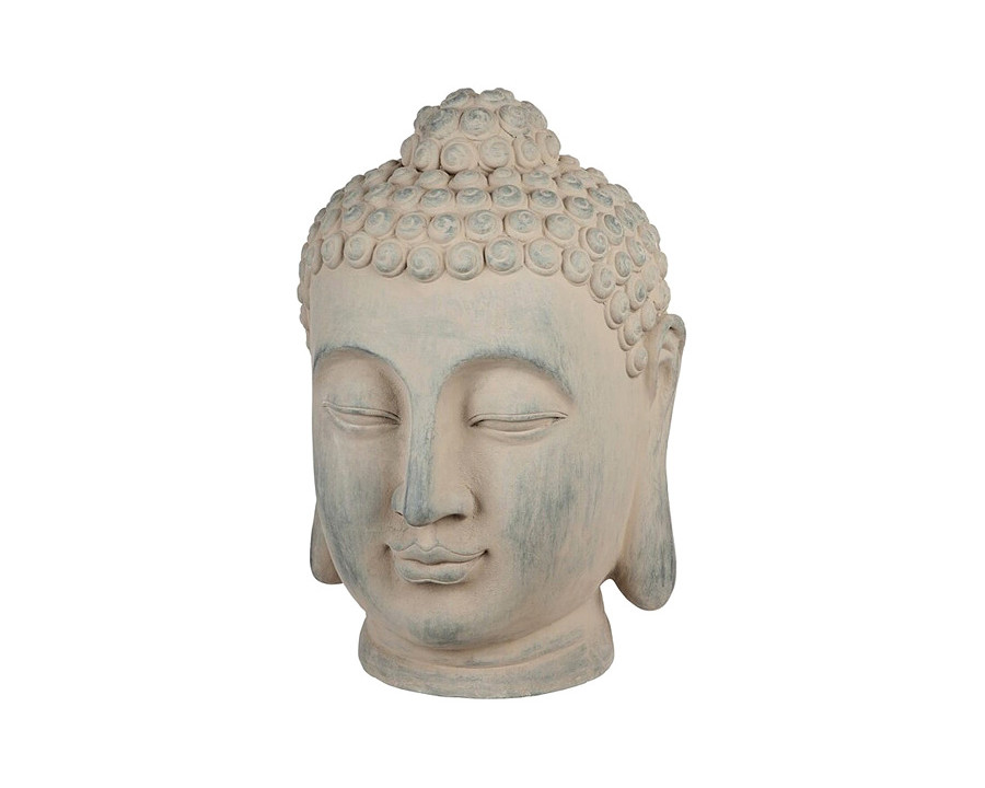 FaFurn - Zen Garden Outdoor Buddha Head Statue