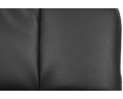 FaFurn - Modern Black Faux Leather Cushion Home Office Desk Chair