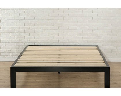 FaFurn - Modern Platform Bed Frame with Wood Slats