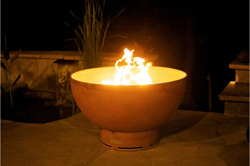 Fire Pit Art™ Carter Wood Burning - Iron Oxide Patina