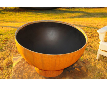 Fire Pit Art™ Carter Wood Burning - Iron Oxide Patina