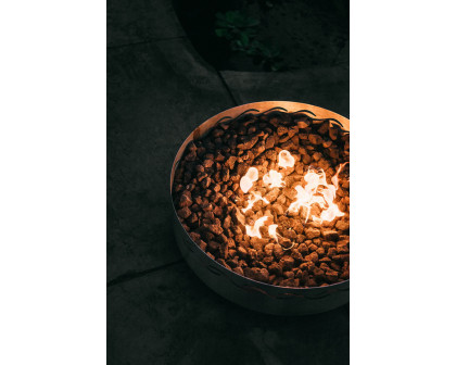 Fire Pit Art Fire Surfer Wood Burning - Stainless Steel