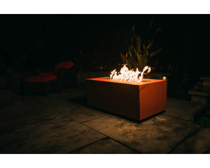 Fire Pit Art Linear 36" Natural Gas - Match Lit - Bronze