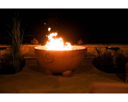 Fire Pit Art Nepal Wood Burning - Iron Oxide Patina