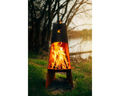 Fire Pit Art Vesuvius Fire Pit - Iron Oxide