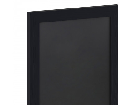 BLNK Canterbury Wall Mount Magnetic Chalkboard Sign Set of 10 - Black