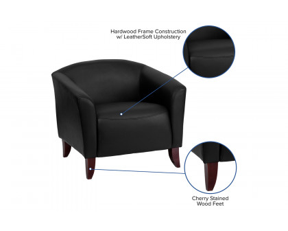 BLNK™ HERCULES Imperial Series LeatherSoft Chair - Black