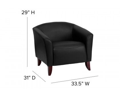 BLNK™ HERCULES Imperial Series LeatherSoft Chair - Black