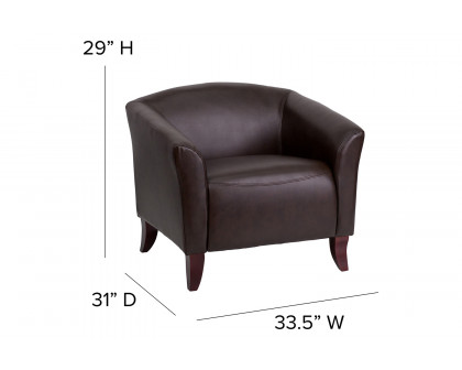 BLNK™ HERCULES Imperial Series LeatherSoft Chair - Brown