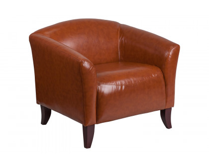 BLNK™ HERCULES Imperial Series LeatherSoft Chair - Cognac