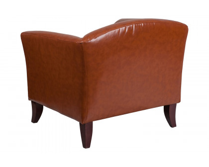 BLNK™ HERCULES Imperial Series LeatherSoft Chair - Cognac