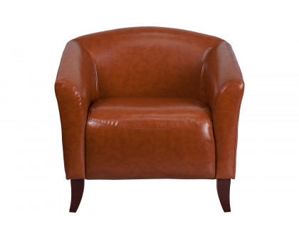 BLNK™ HERCULES Imperial Series LeatherSoft Chair - Cognac