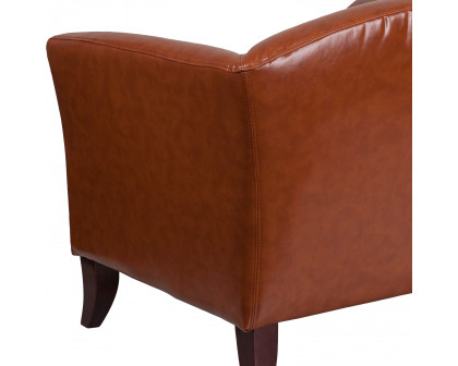 BLNK™ HERCULES Imperial Series LeatherSoft Chair - Cognac