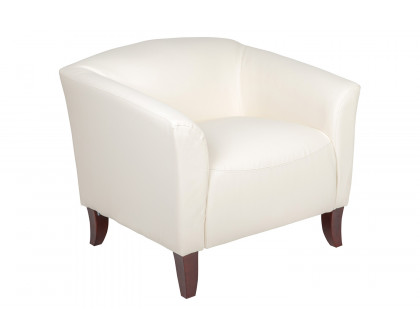 BLNK HERCULES Imperial Series LeatherSoft Chair - Ivory