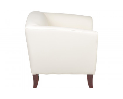 BLNK HERCULES Imperial Series LeatherSoft Chair - Ivory