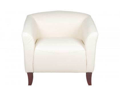 BLNK HERCULES Imperial Series LeatherSoft Chair - Ivory