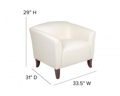 BLNK™ HERCULES Imperial Series LeatherSoft Chair - Ivory