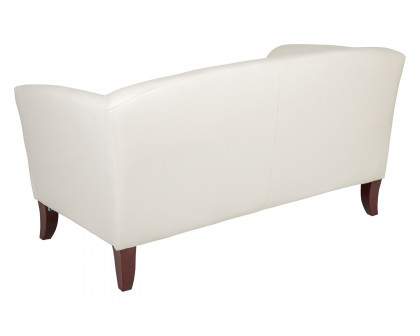 BLNK HERCULES Imperial Series LeatherSoft Loveseat - Ivory