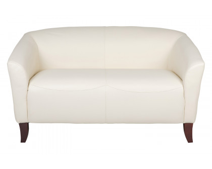 BLNK HERCULES Imperial Series LeatherSoft Loveseat - Ivory