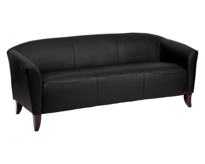 BLNK HERCULES Imperial Series LeatherSoft Sofa - Black