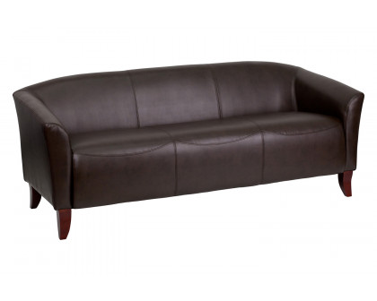 BLNK HERCULES Imperial Series LeatherSoft Sofa - Brown