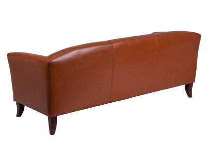 BLNK HERCULES Imperial Series LeatherSoft Sofa - Cognac