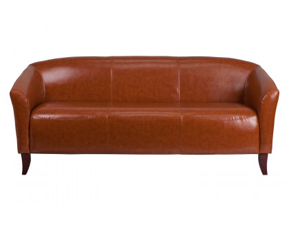 BLNK HERCULES Imperial Series LeatherSoft Sofa - Cognac