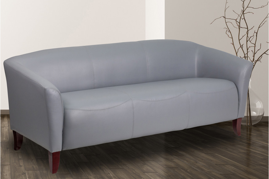 BLNK™ HERCULES Imperial Series LeatherSoft Sofa - Gray