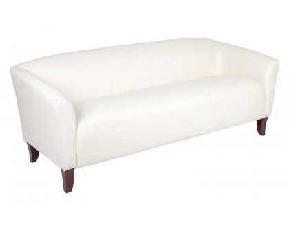 BLNK HERCULES Imperial Series LeatherSoft Sofa - Ivory