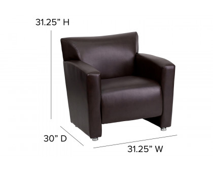 BLNK™ HERCULES Majesty Series LeatherSoft Chair - Brown