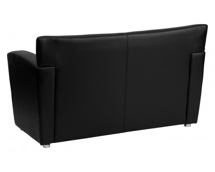 BLNK HERCULES Majesty Series LeatherSoft Loveseat - Black