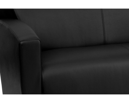 BLNK HERCULES Majesty Series LeatherSoft Loveseat - Black