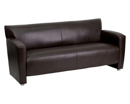 BLNK HERCULES Majesty Series LeatherSoft Sofa - Brown