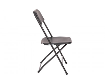 BLNK Hercules Big and Tall Commercial Folding Chair 4-Pack - Black