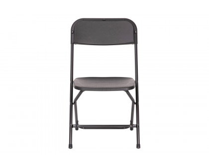 BLNK Hercules Big and Tall Commercial Folding Chair 4-Pack - Black