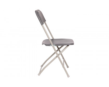 BLNK™ Hercules Big and Tall Commercial Folding Chair 4-Pack - Gray