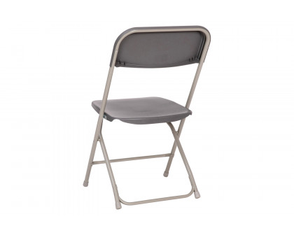 BLNK™ Hercules Big and Tall Commercial Folding Chair 4-Pack - Gray