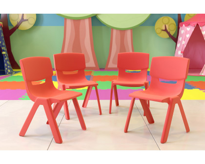 BLNK Whitney Plastic Stackable School Chair 4 Pack