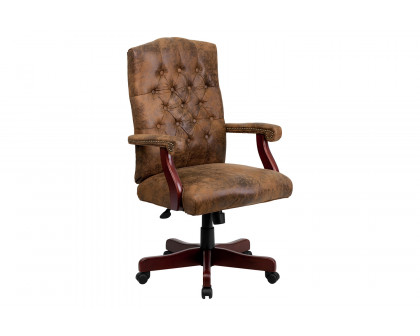 BLNK - Derrick Classic Executive Swivel Office Chair with Arms