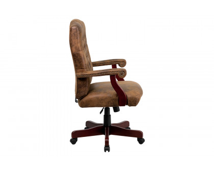 BLNK - Derrick Classic Executive Swivel Office Chair with Arms