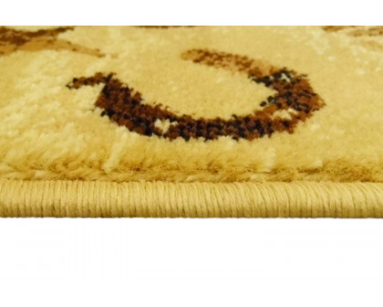 BLNK - Brooks Collection Brown Western InspiRunner Area Rug for Indoor Use