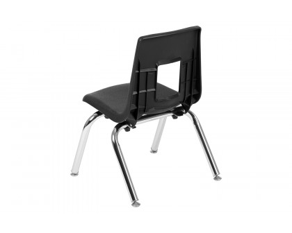 BLNK Mickey Advantage Student Stack School Chair - Black, 12"H