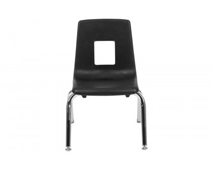 BLNK Mickey Advantage Student Stack School Chair - Black, 12"H