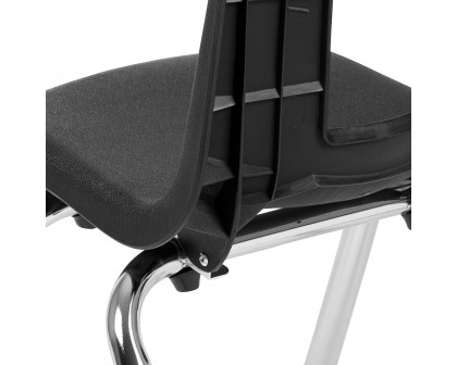 BLNK Mickey Advantage Student Stack School Chair - Black, 12"H