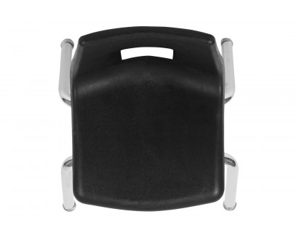 BLNK Mickey Advantage Student Stack School Chair - Black, 12"H