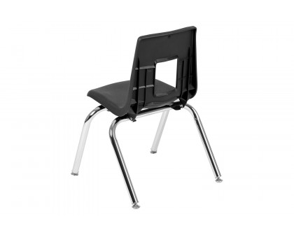 BLNK Mickey Advantage Student Stack School Chair - Black, 14"H