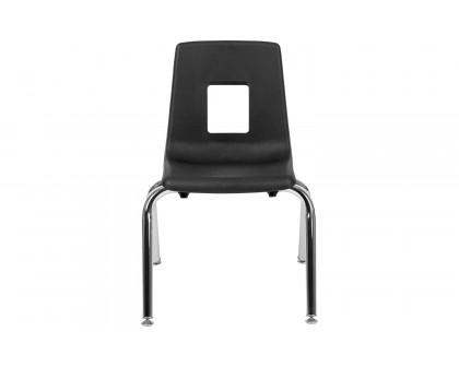 BLNK Mickey Advantage Student Stack School Chair - Black, 14"H