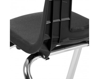 BLNK Mickey Advantage Student Stack School Chair - Black, 14"H