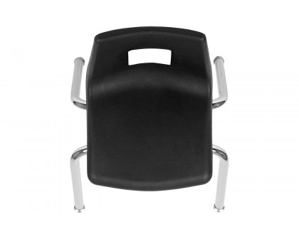 BLNK Mickey Advantage Student Stack School Chair - Black, 14"H