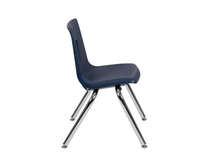 BLNK Mickey Advantage Student Stack School Chair - Navy, 14"H